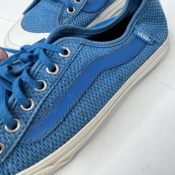 Vans Positive Vibes Warriors Blue Mesh Ultracush Skate Shoes Womens Size 7.5 - Picture 9 of 16